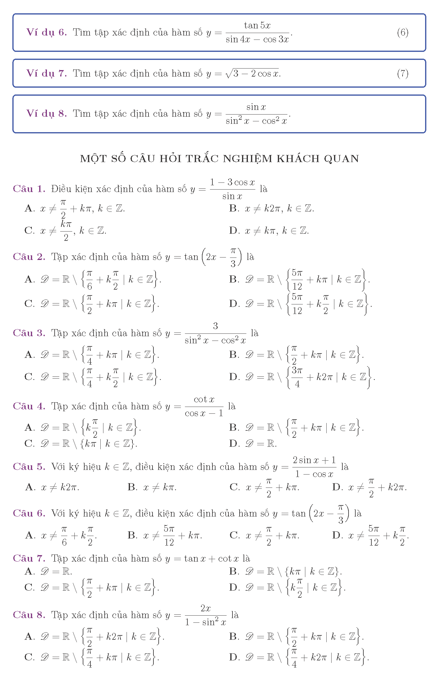 Tài liệu về phương trình lượng giác 5