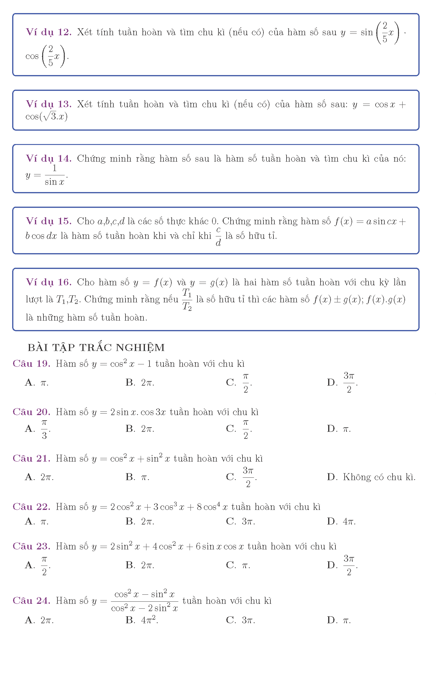 Tài liệu về phương trình lượng giác 10