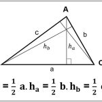 Công thức tính diện tích tam giác