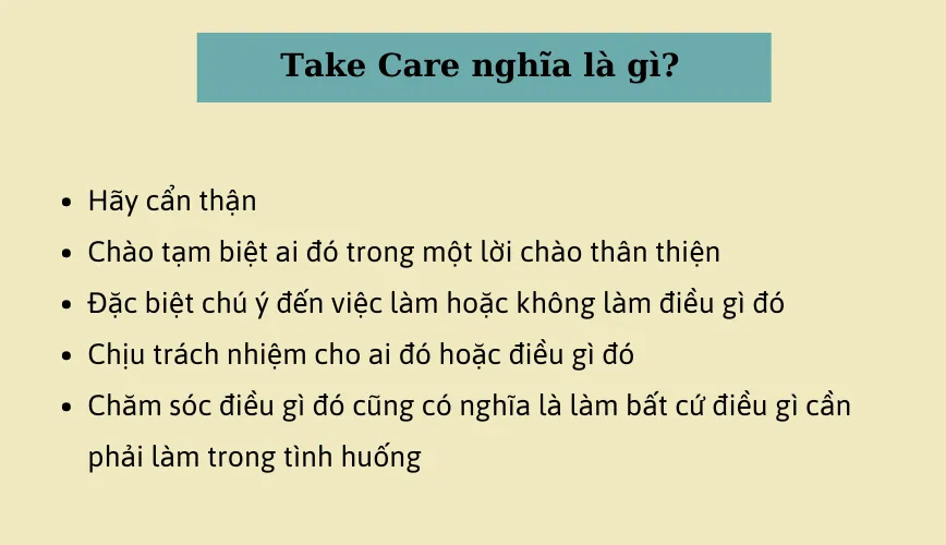 take-care-la-gi