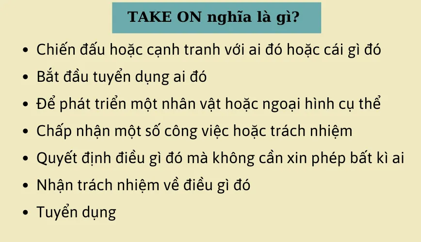 take-on-nghia-la-gi