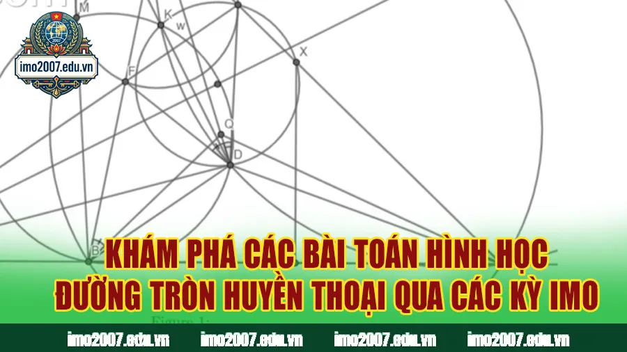 Khám phá các bài toán hình học đường tròn huyền thoại qua các kỳ IMO