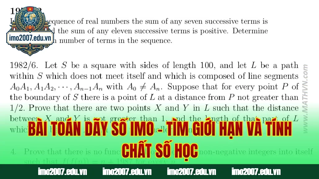 Bài Toán Dãy Số IMO – Tìm Giới Hạn Và Tính Chất Số Học