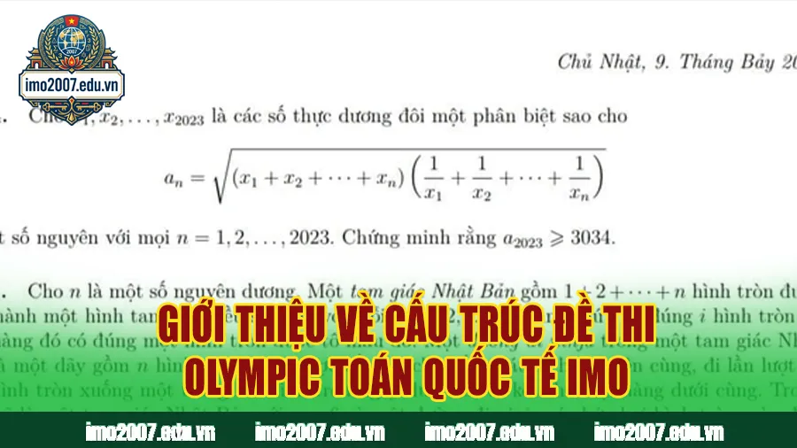 Giới thiệu về cấu trúc đề thi Olympic Toán Quốc Tế IMO