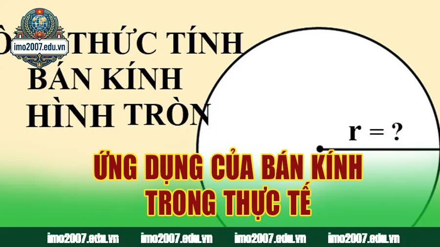 Ứng dụng của bán kính trong thực tế