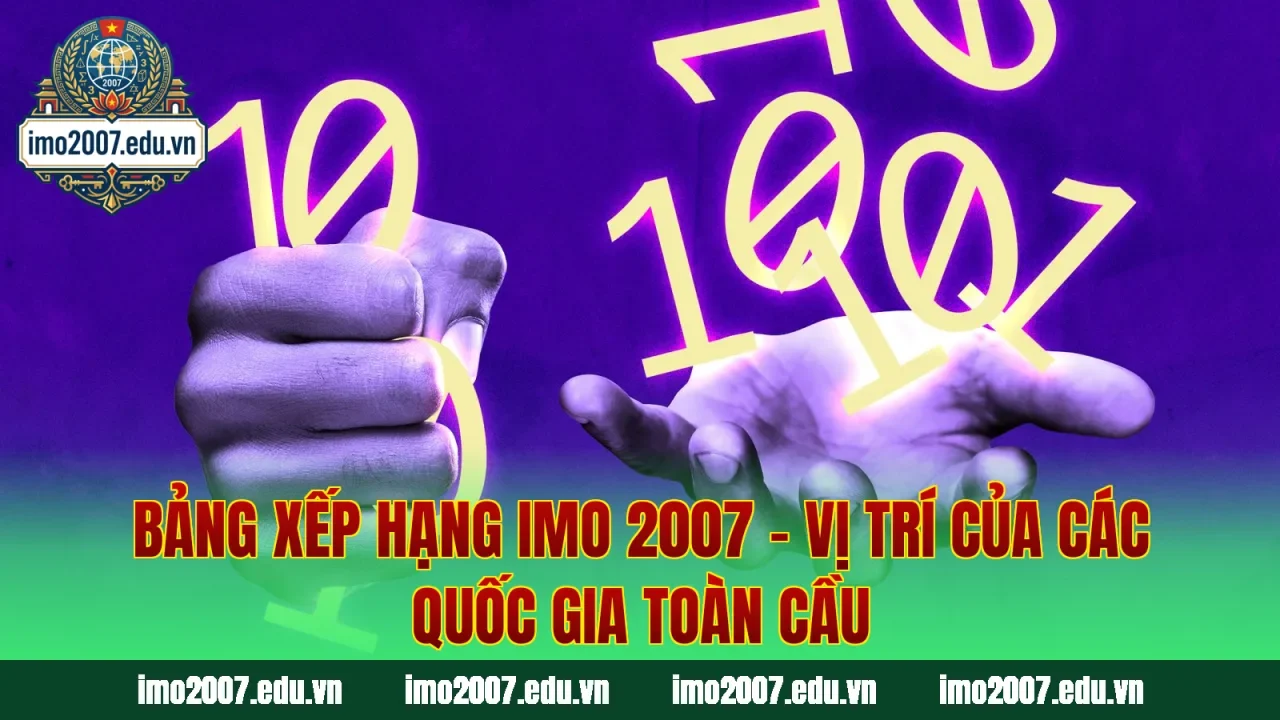 Bảng Xếp Hạng IMO 2007 – Vị Trí Của Các Quốc Gia Toàn Cầu