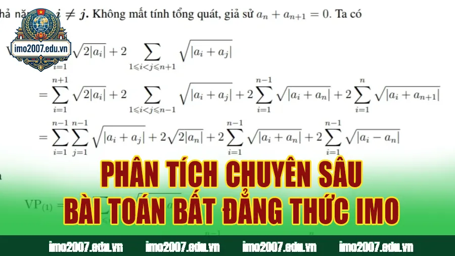 Phân tích chuyên sâu bài toán bất đẳng thức IMO tiêu biểu