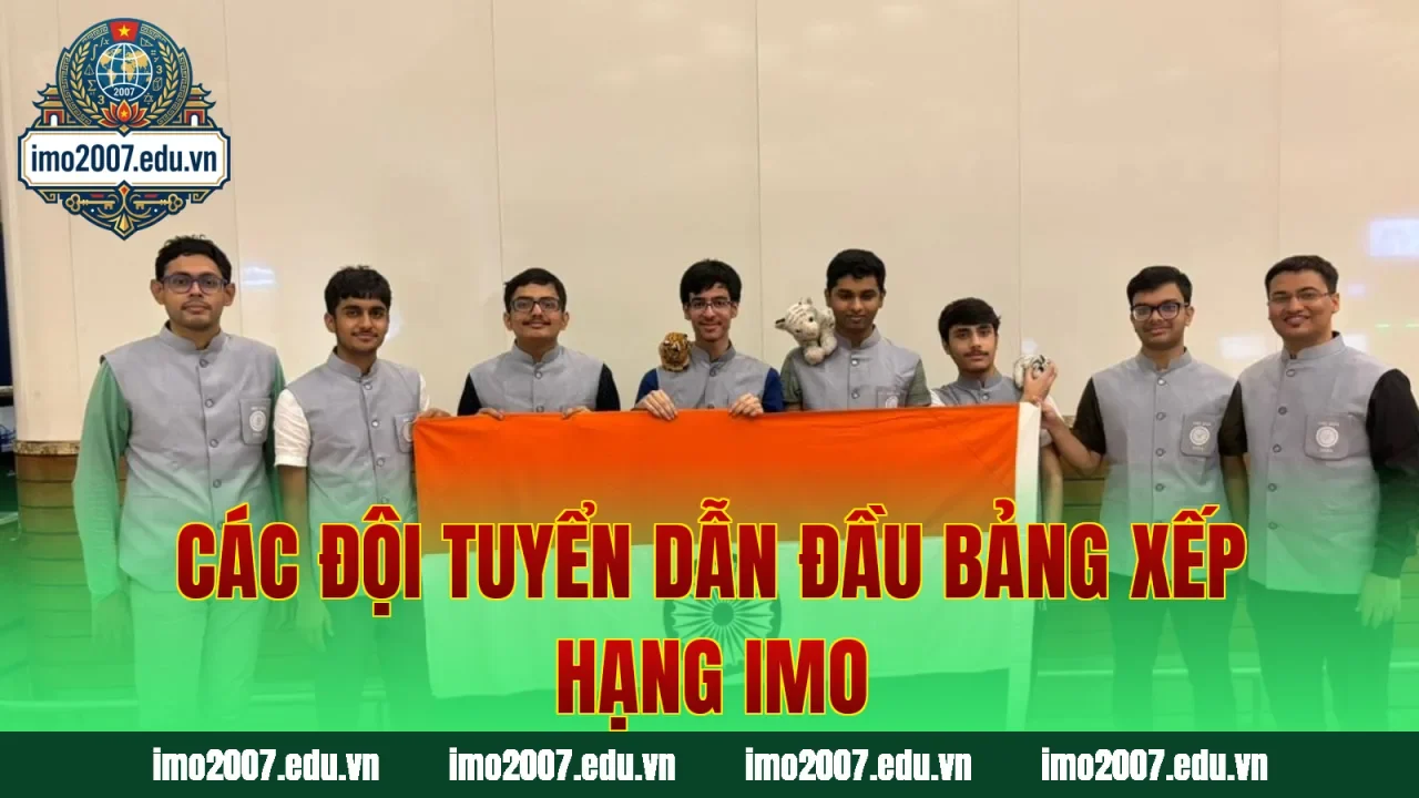 Các đội tuyển dẫn đầu bảng xếp hạng IMO