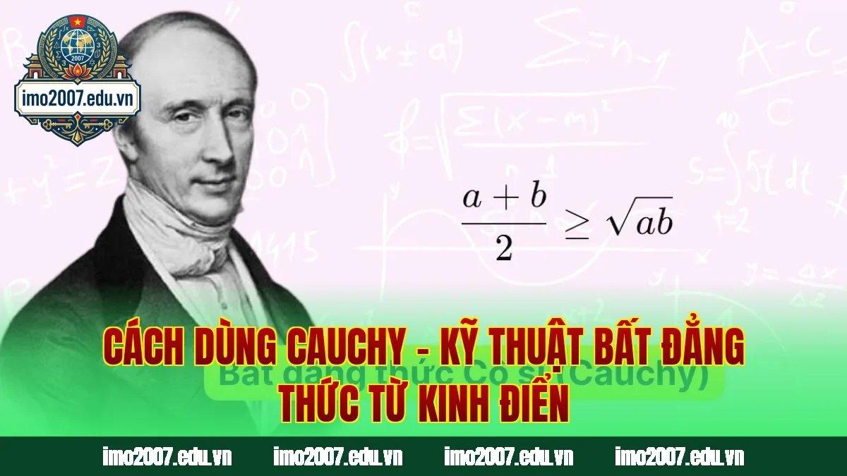 Cách Dùng Cauchy – Kỹ Thuật Bất Đẳng Thức Từ Kinh Điển