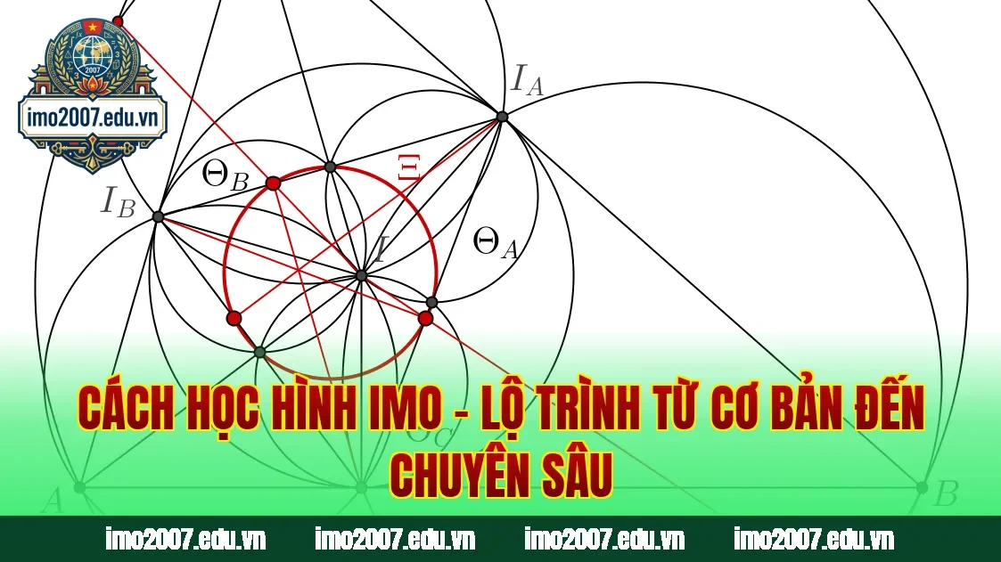 Cách Học Hình IMO – Lộ Trình Từ Cơ Bản Đến Chuyên Sâu