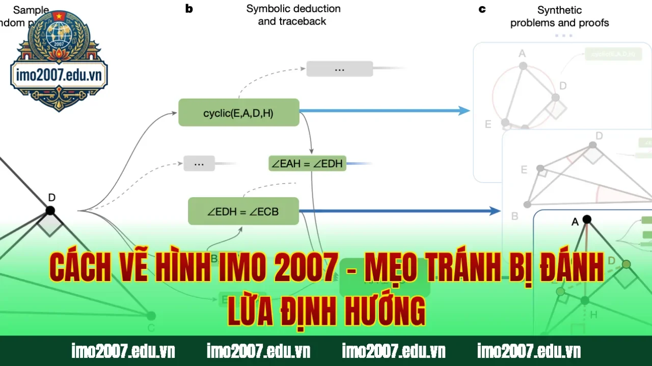 Cách Vẽ Hình IMO 2007 – Mẹo Tránh Bị Đánh Lừa Định Hướng