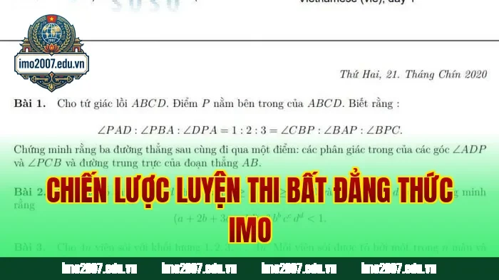 Chiến lược luyện thi bất đẳng thức IMO