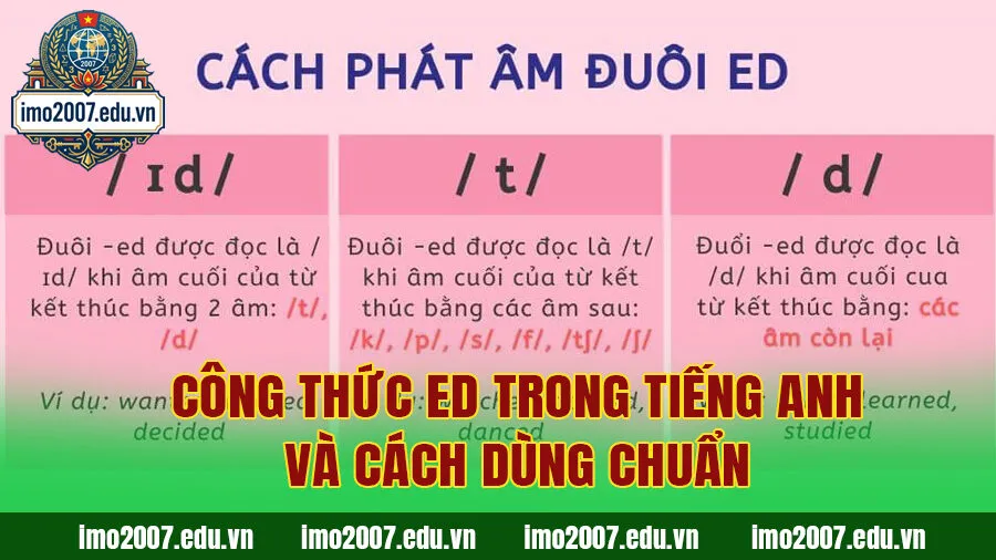 Công Thức ED Trong Tiếng Anh Và Cách Dùng Chuẩn