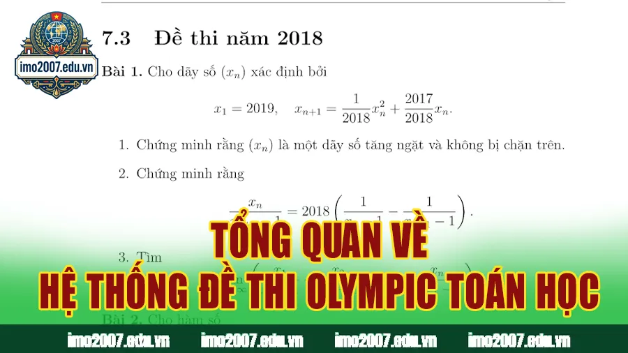 Tổng quan về hệ thống đề thi Olympic Toán học hiện nay
