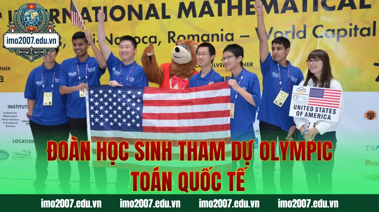 Đoàn học sinh tham dự Olympic Toán quốc tế