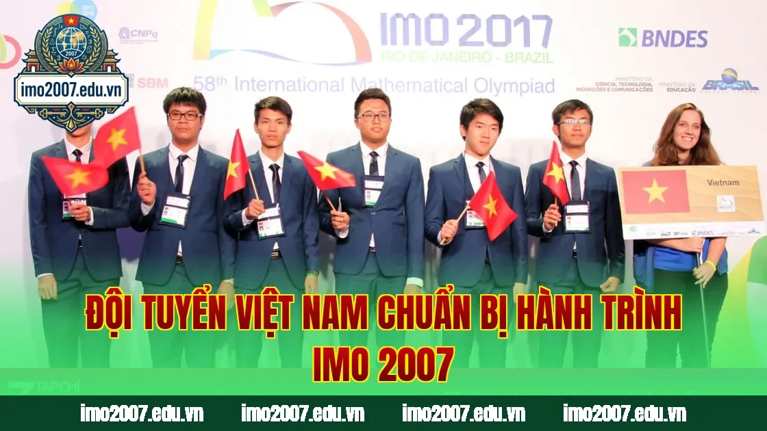 Đội tuyển Việt Nam chuẩn bị hành trình IMO 2007