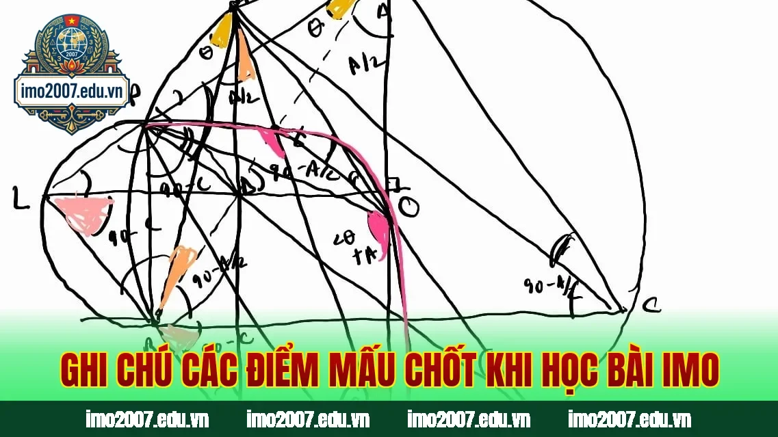Ghi chú các điểm mấu chốt khi học bài IMO