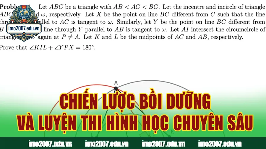 Chiến lược bồi dưỡng và luyện thi hình học chuyên sâu