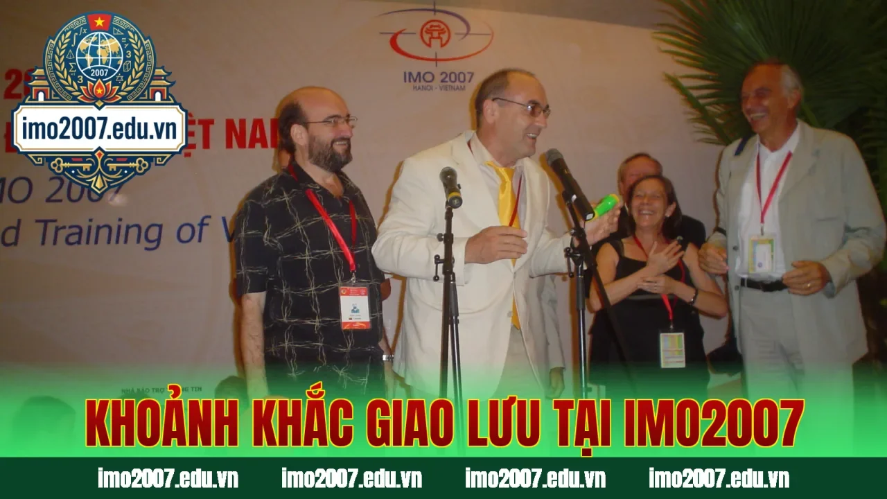 Khoảnh khắc giao lưu tại IMO2007