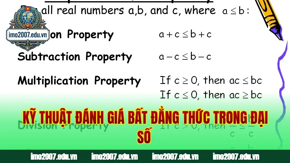 Kỹ thuật đánh giá bất đẳng thức trong đại số