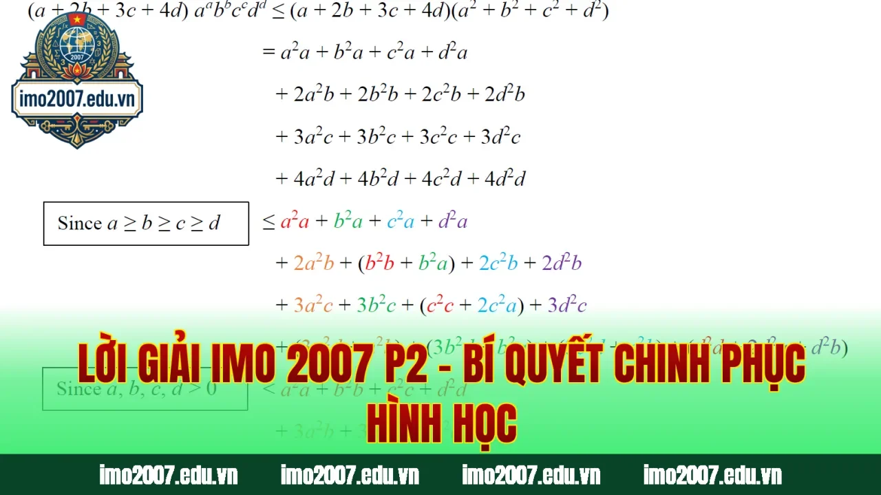 Lời Giải IMO 2007 P2 – Bí Quyết Chinh Phục Hình Học