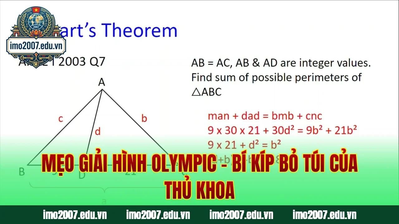 Mẹo Giải Hình Olympic – Bí Kíp Bỏ Túi Của Thủ Khoa