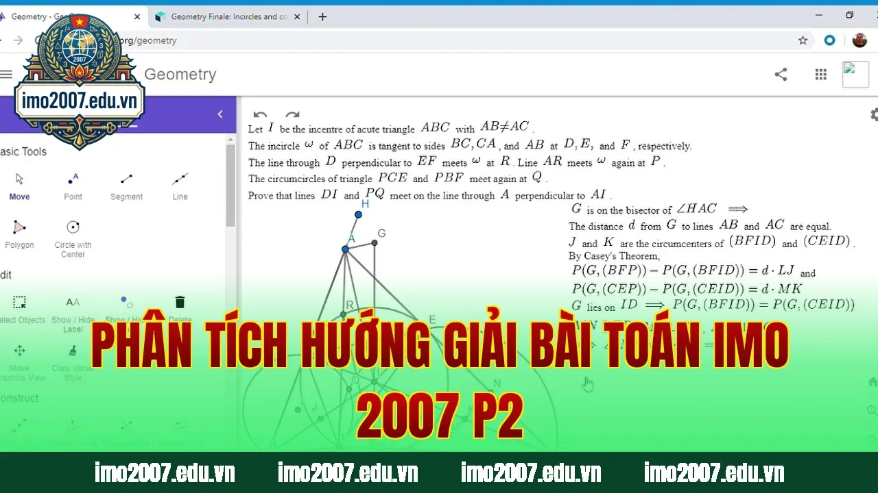 Phân tích hướng giải bài toán IMO 2007 p2