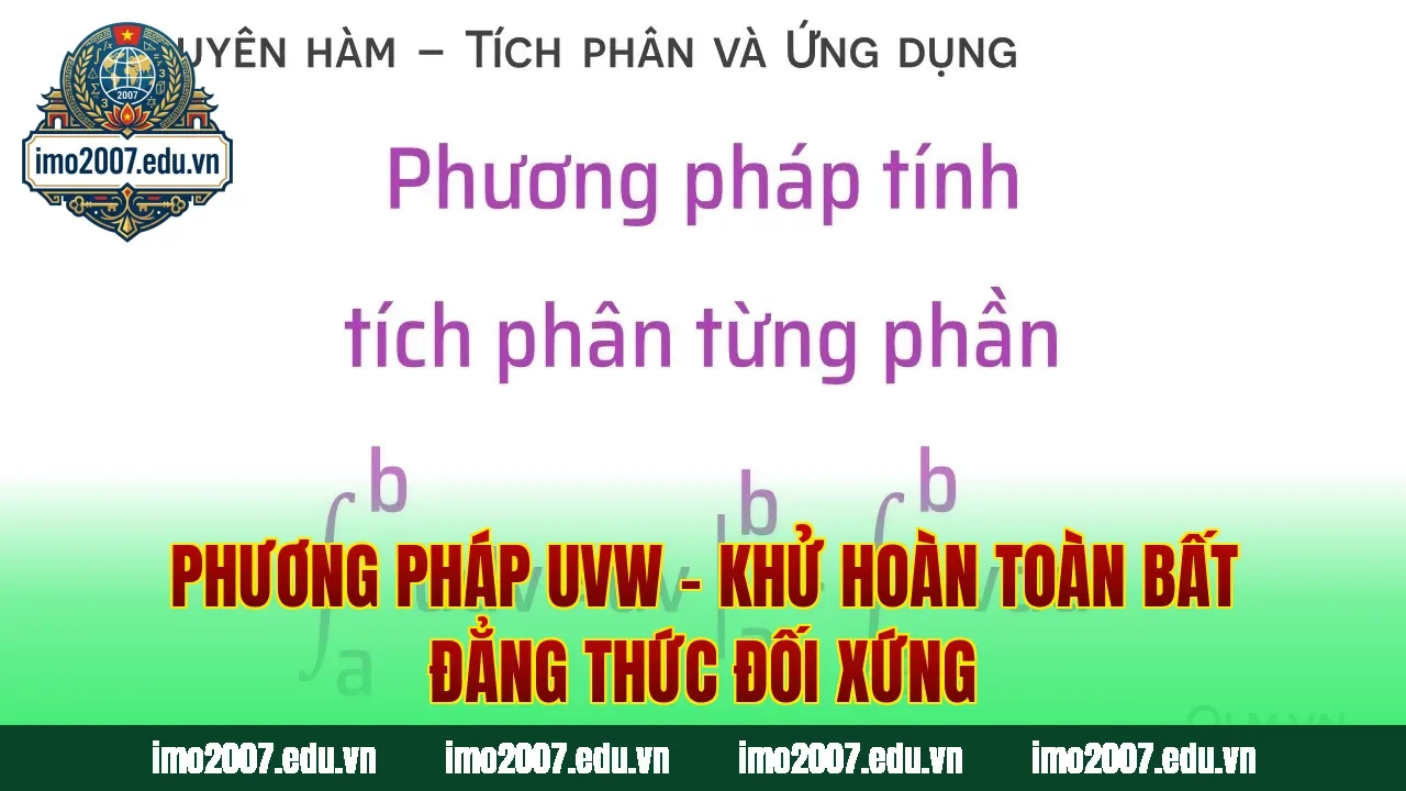 Phương Pháp UVW – Khử Hoàn Toàn Bất Đẳng Thức Đối Xứng
