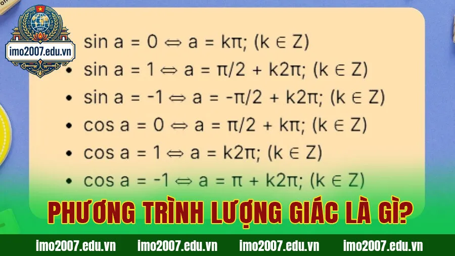 Phương trình lượng giác là gì?