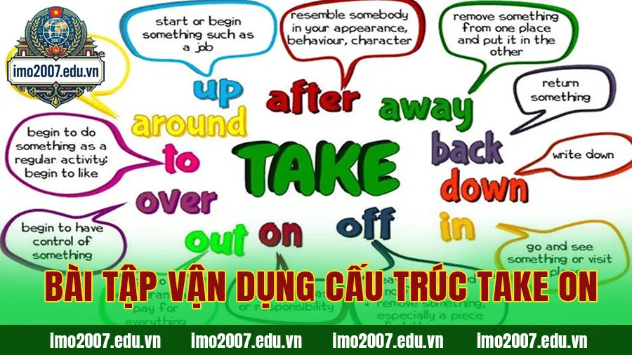 Bài tập vận dụng cấu trúc Take on (Có đáp án chi tiết)