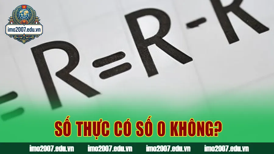 Số thực có số 0 không?