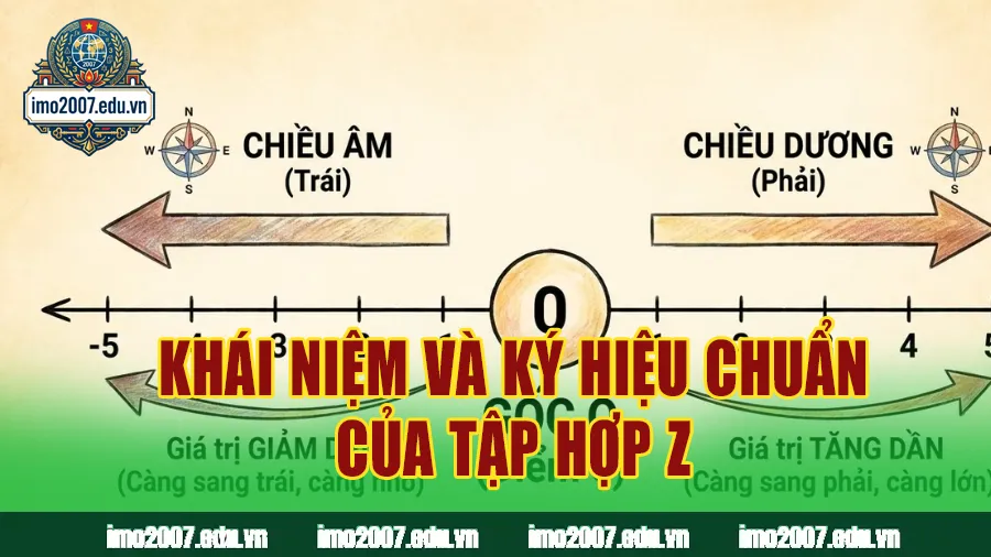 Khái niệm và ký hiệu chuẩn toán học của tập hợp Z