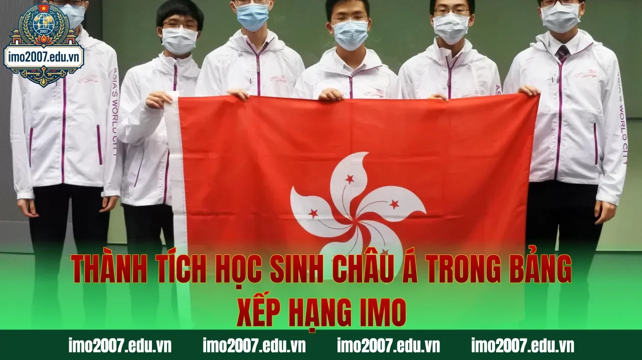 Thành tích học sinh châu Á trong bảng xếp hạng IMO
