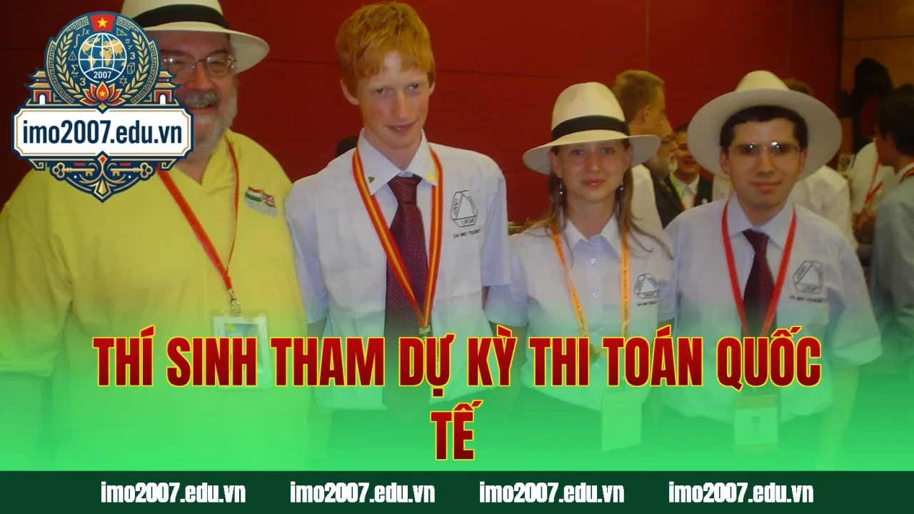 Thí sinh tham dự kỳ thi toán quốc tế