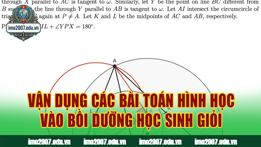 Vận dụng các bài toán hình học phẳng IMO vào bồi dưỡng học sinh giỏi